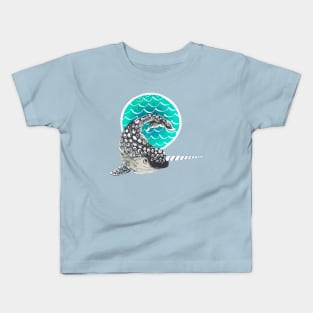 Blue Narwhal Kids T-Shirt